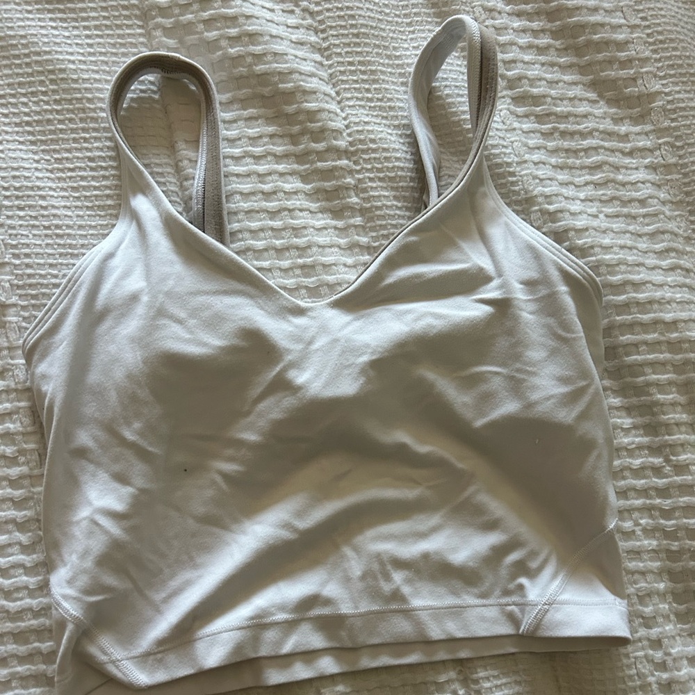 Lulu lemon white align tank